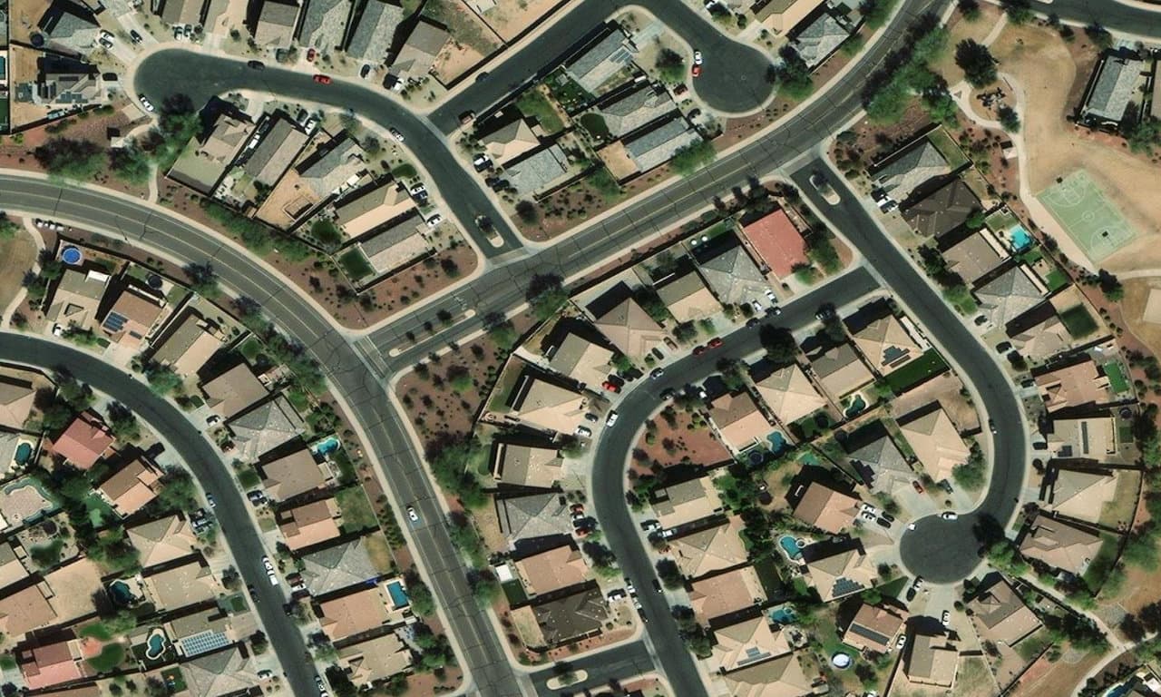 Aerial view centered on 10918 W ADAMS ST AVONDALE, AZ 85323