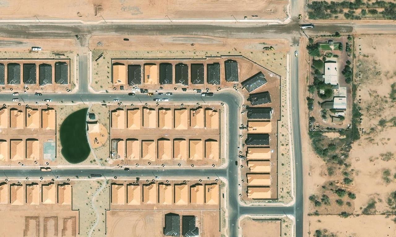 Aerial view centered on 18351 W ARTEMISA AVE SURPRISE, AZ 85361