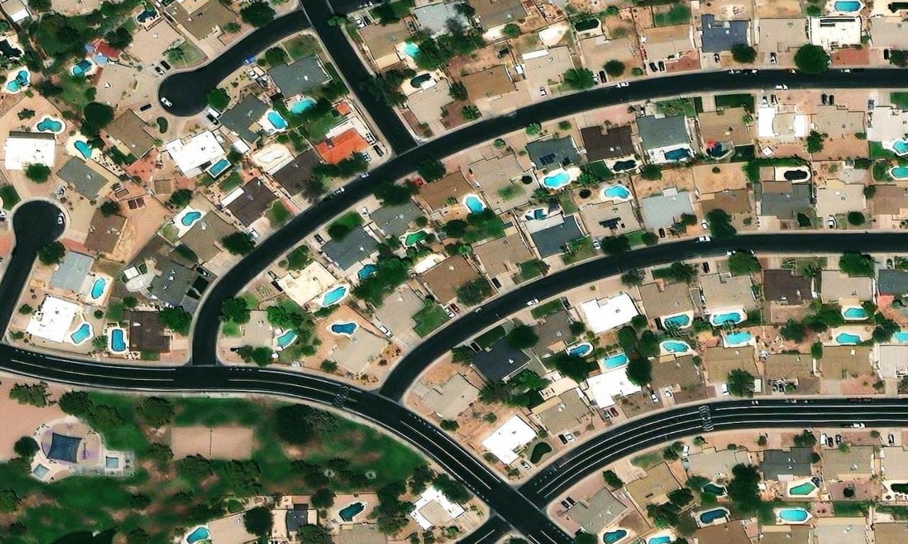 Aerial view centered on 2514 W PECOS AVE MESA, AZ 85202