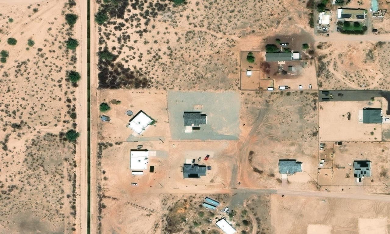 Aerial view centered on 5909 N 382ND LN TONOPAH, AZ 85354