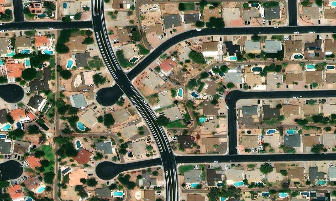 Aerial view centered on 1811 N BULLMOOSE DR CHANDLER, AZ 85224