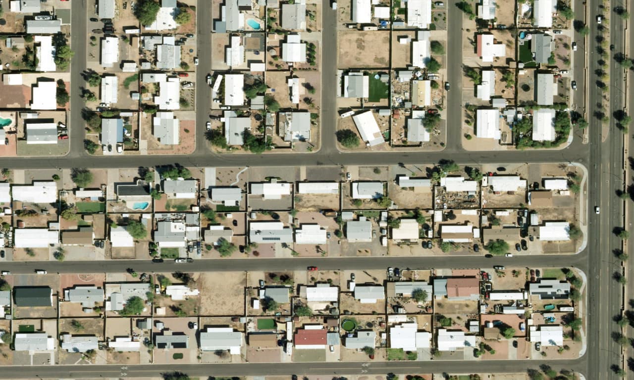 Aerial view centered on 6733 W SHERRI JEAN LN PEORIA, AZ 85382