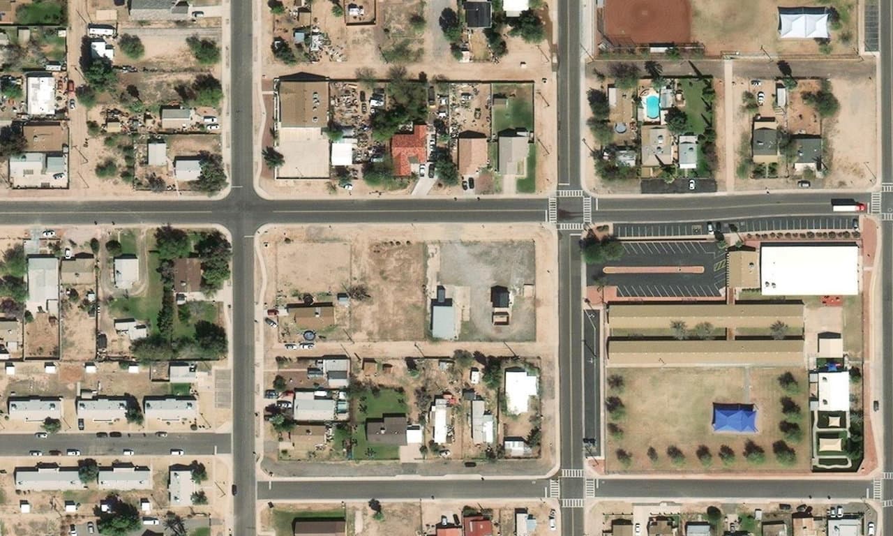 Aerial view centered on 509 E CENTRE AVE A-B BUCKEYE, AZ 85326