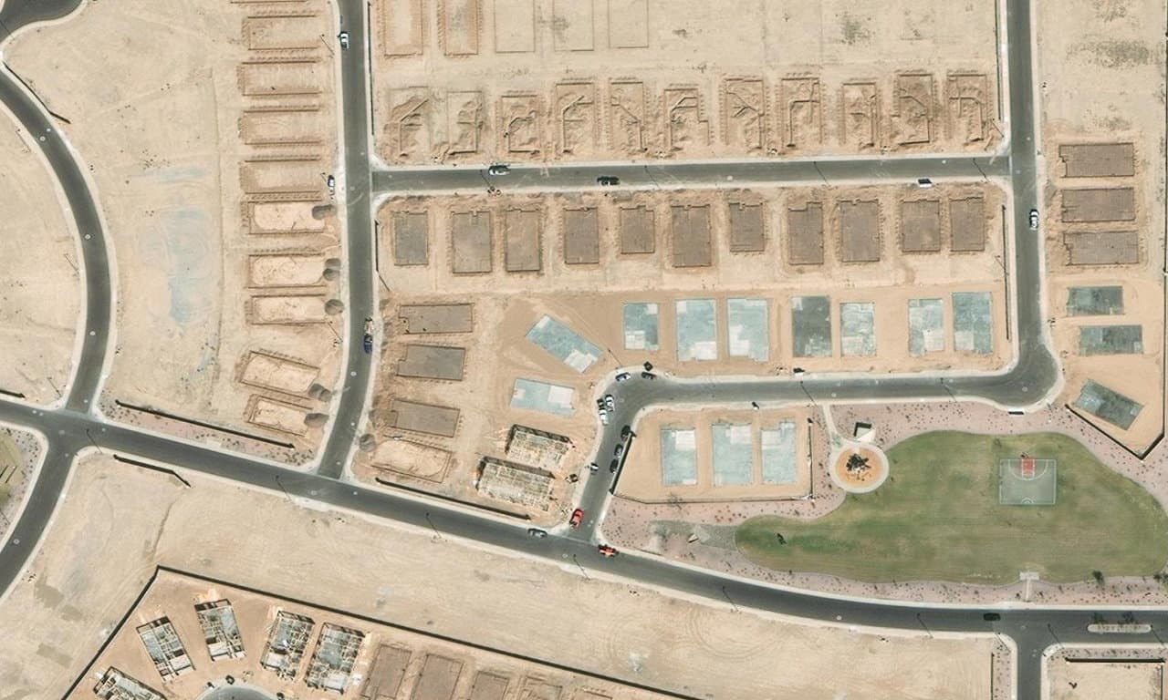 Aerial view centered on 3878 S 244TH AVE BUCKEYE, AZ 85326