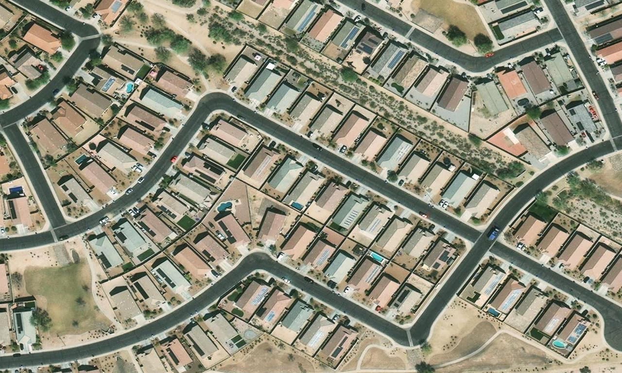 Aerial view centered on 23701 W RIPPLE RD BUCKEYE, AZ 85326