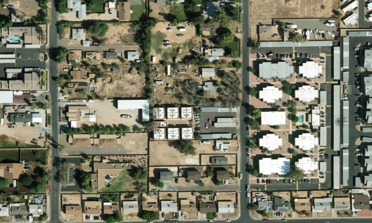 Aerial view centered on 6302 N 64TH DR 9 GLENDALE, AZ 85301