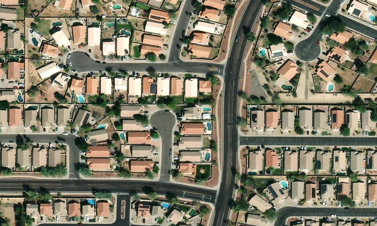 Aerial view centered on 1817 N 127TH AVE AVONDALE, AZ 85392
