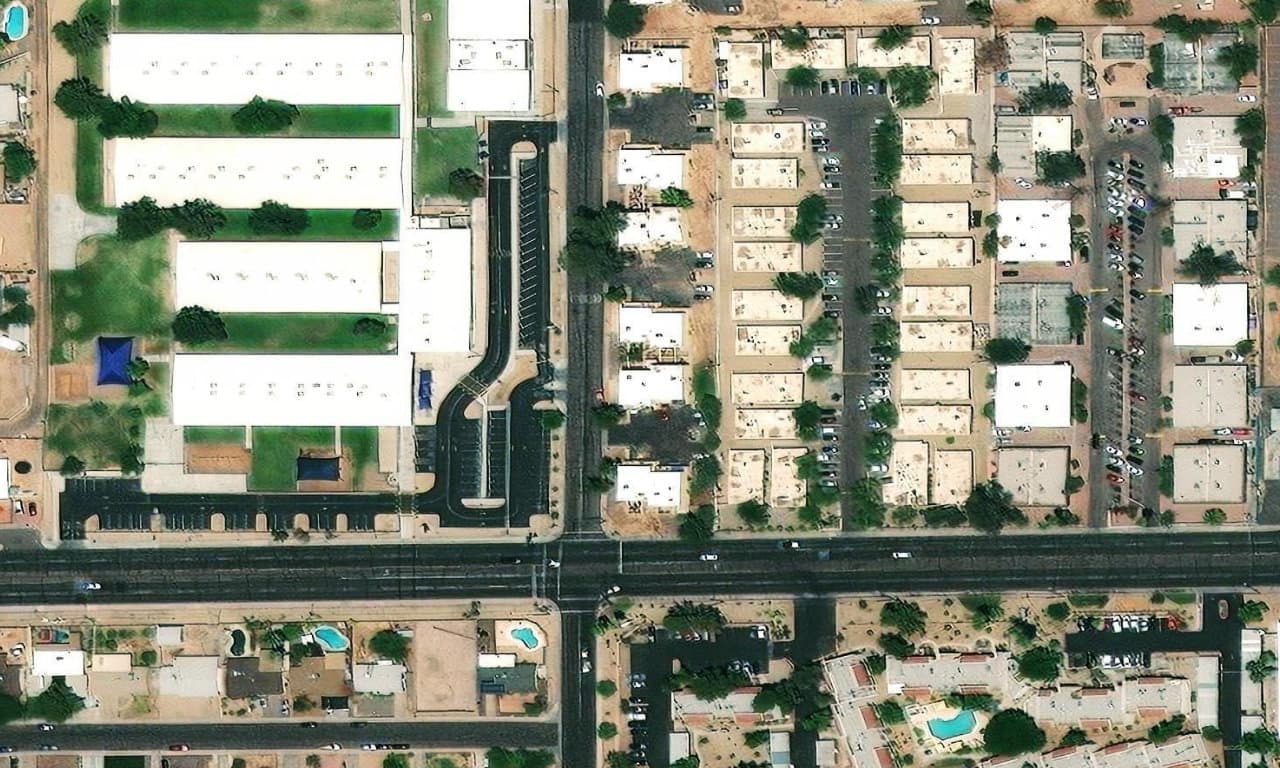 Aerial view centered on 12217 N 21ST AVE 1 PHOENIX, AZ 85029