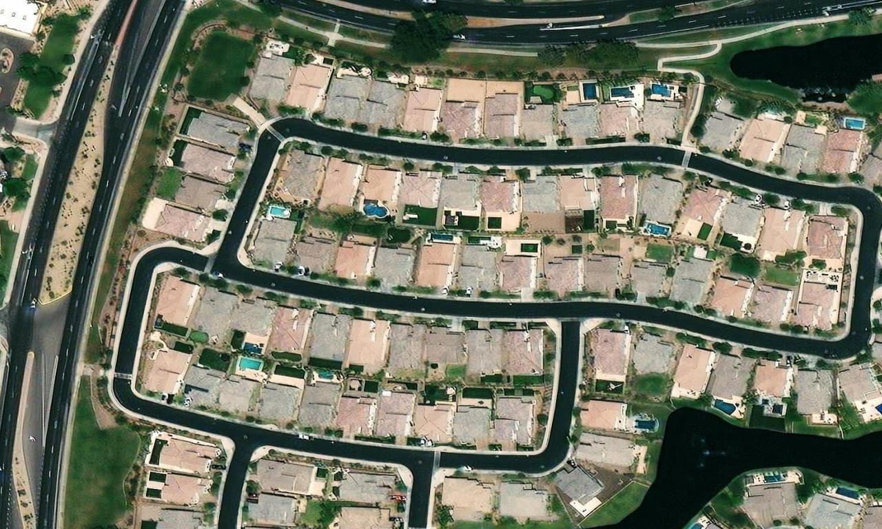 Aerial view centered on 962 W ZION WAY CHANDLER, AZ 85248