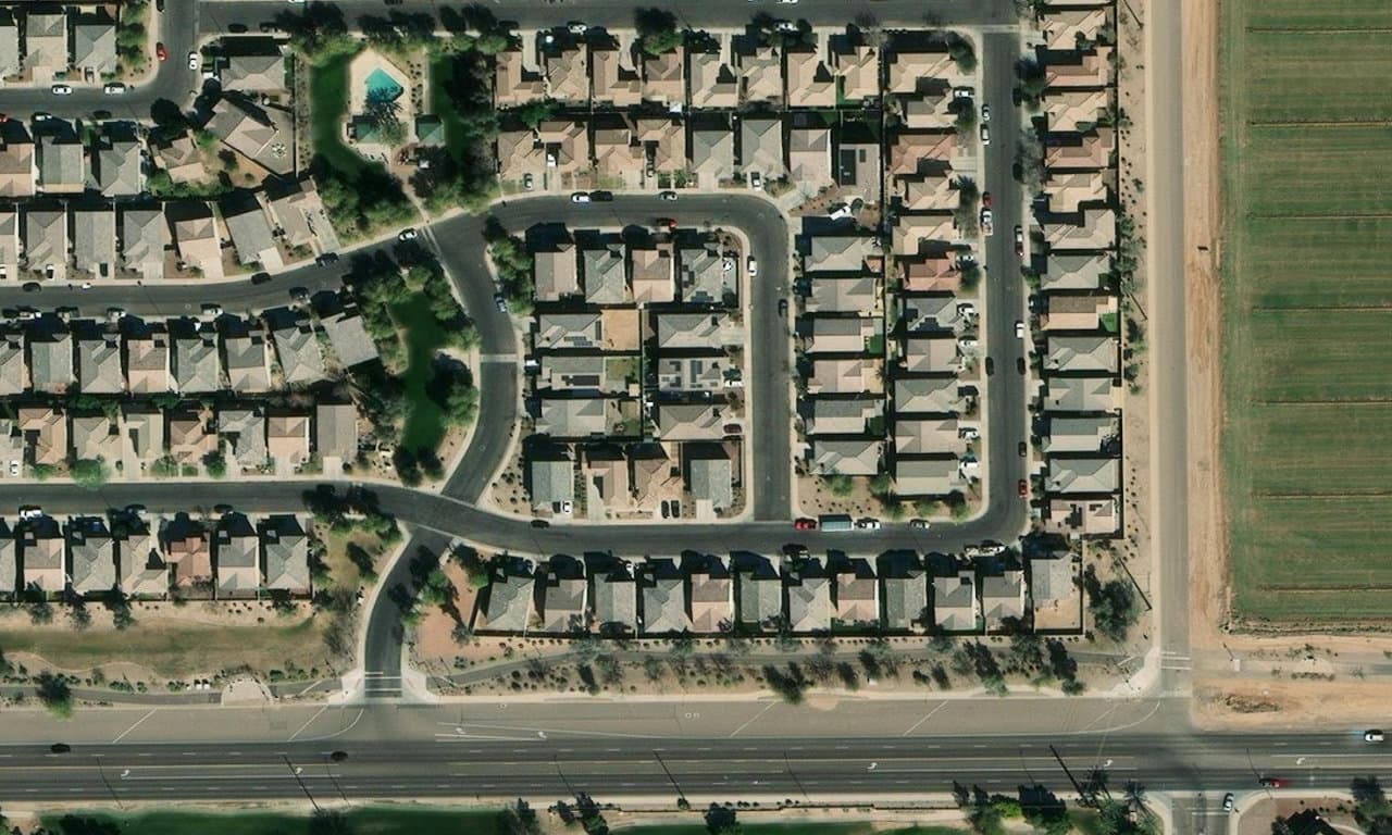 Aerial view centered on 410 N 119TH LN AVONDALE, AZ 85323