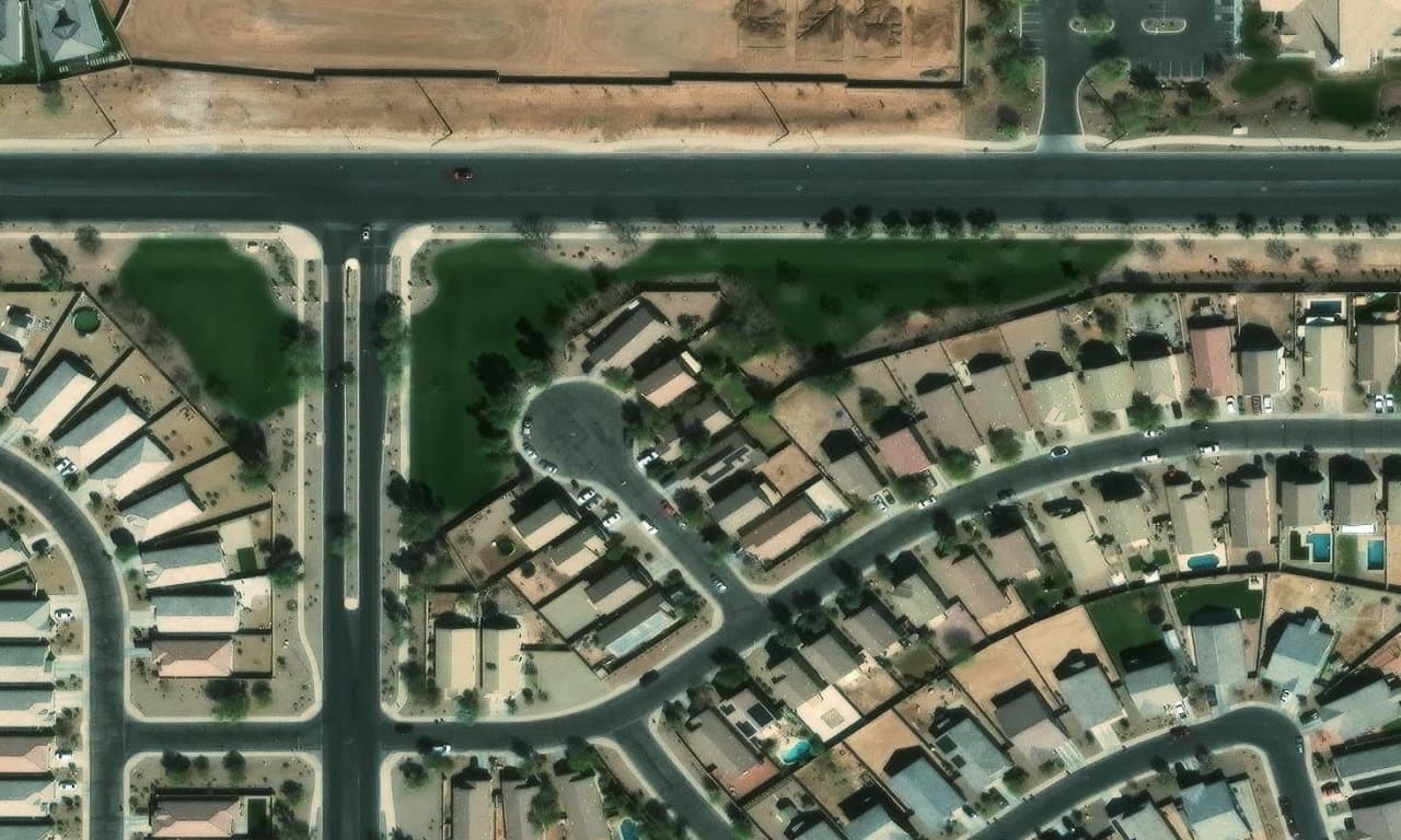 Aerial view centered on 17953 N LETTERE CIR MARICOPA, AZ 85138